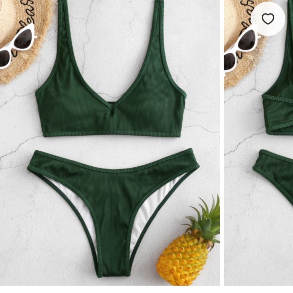 Green zaful bikini